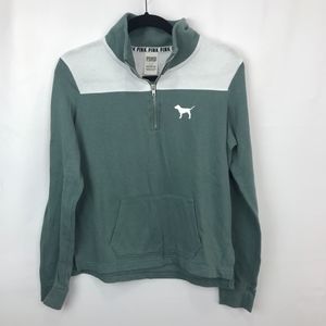 Half zip PINK pullover